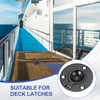 PATIKIL 2" Flush Pull Ring Handles, 316 Stainless Steel Round