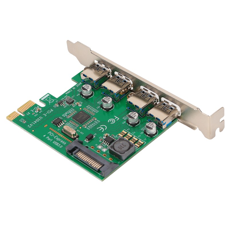 USB3.0 Expansion Card 5Gbps Transmission VIA Chip 4 Ports Enclosed