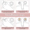 Shower Knob Replacement Set 2 Piece, Shower Handle Faucet Replacement