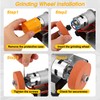 Mornajina Mini Belt Sander for Knife Making, 15 Degree Electric