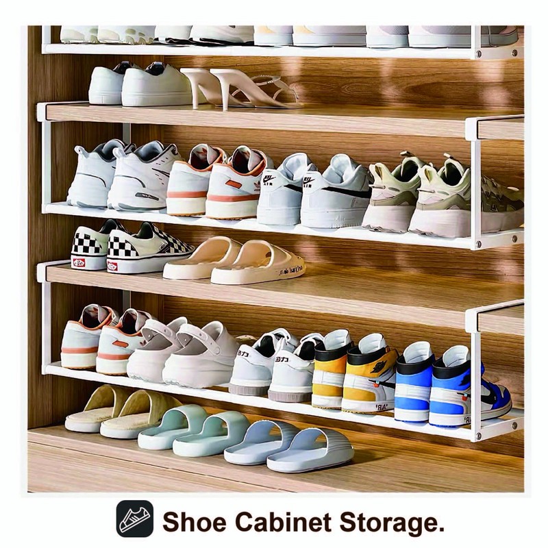 HGZBS Expandable Shoe Rack Organizer - Adjustable Shoe Rack &