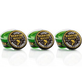 Kit de 3 Ceras para Cabello y Barba para Peinar Aroma de Bergamota Fórmula de Fijacion