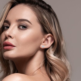 Blue Earrings for Women Aquamarine Earrings Blue Topaz Earrings Silver Earrings for Women Stud Earrings Ladies Earrings Handmade Earrings November Birthstone Earrings