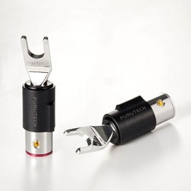 Furutech FT-211(R) Hi-Performance Rhodium-Plated Spade Terminals- Set of 4