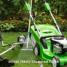 Air Filter 593260 798452 - Air Cleaner Cartridge Filters for 550E 550EX 500EX 625EX 675EXI 725EXI 575EX Series Engine 4247 5432 5432K 09P702,Mower Replacement Part丨4 Pack Air Filter