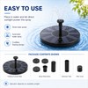 Solar Floating Fountain Pump with 6 Spray Nozzles – 2.5W
