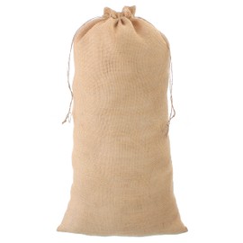 CleverDelights 14" x 26" Burlap Bags - 25 Pack - 14x26 Inch Jute Burlap Drawstring Sacks