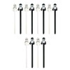 Emartbuy Pack of 12 Smooth Writing Gel Pens Black Gel
