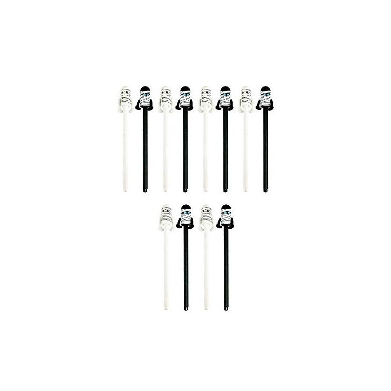 Emartbuy Pack of 12 Smooth Writing Gel Pens Black Gel