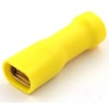 Female Yellow Spade Electrical Connectors/Crimp Terminals