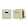 Household Essentials 39-1 Decorative Storage Cube Set with Removable Lids