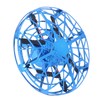 Hand Controlled Flying Drone Children Flying Toy Blue Hand Drone