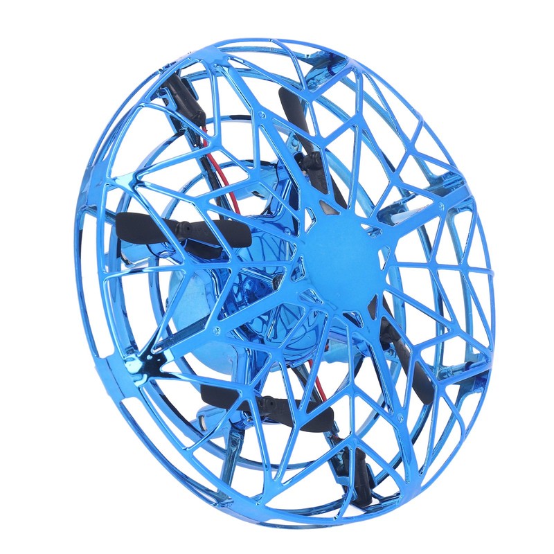 Hand Controlled Flying Drone Children Flying Toy Blue Hand Drone
