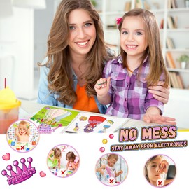 YMluky Water Color Paint Sets for Kids,No Mess Painting for Toddlers Activities,Magic Paint Set with 2 Brush, Arts and Crafts for Kids 4-8 (2-Star)