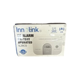 Innolink Battery Operated Carbon Monoxide Detector w/LCD Digital Display 1-PACK