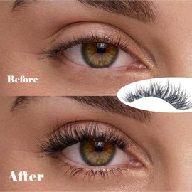 LA MAESII Lash Clusters, 48Pcs Wispy & Natural Eyelash Clusters, C Curl Eyelash Extensions with Super Soft Cluster Lashes Reusable 10-14mm Individual Lashes(CL17-C)