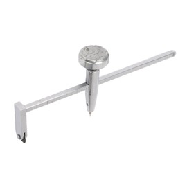 DryWall Circle Hole Cutter, Steel Shaft Plasterboard Saw Dry Wall Circle Cutter Silver Adjustable Pivot Point Drywalls Tools to Cut Round Holes in Drywalls Material