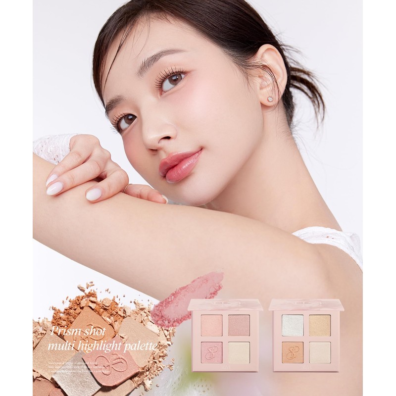 SELVE Prism Shot Multi Highlight Palette (Highlights) (01 Blossom Peach,