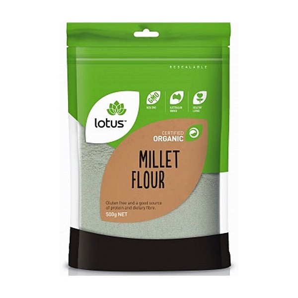Lotus Organic Millet Flour GF 500g