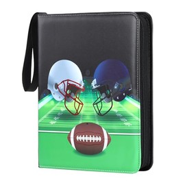 Zettokete Football Card Binder 9 Pocket - Holds 900 Cards, Fits for Football Cards 2025 Collection
