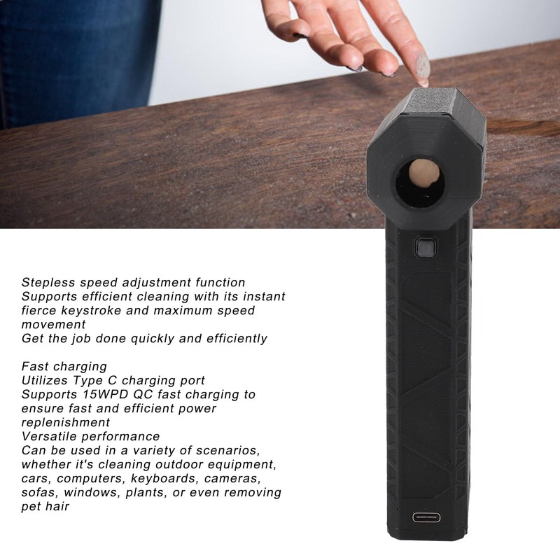 Jet Blower, 300,000 RPM Speed Adjustable, Powerful, Efficient Air Atomiser,