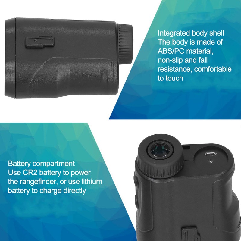 DC‑600 Handheld Infrared Laser Golf Rangefinder Outdoor 6X Range Finder