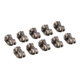 WAREMA Pack of 10 Winding Band Clamps for Attaching Elevator Straps in the Roman Blind Bottom Rail | External Blind | Set | Repair | Metal Clamps