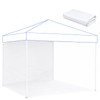 10x10 Canopy Sidewall, 1 Pack White Wall Panel, Frame Not