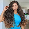 Goddess Box Braids Crochet Hair 8 Packs with Curly Ends