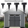 10 Inch T-Strap Gate Hinges, Heavy Duty Shed Barn Door