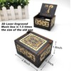 Imagine Music Box Imagine Music Box Wooden Engraved Gift Music