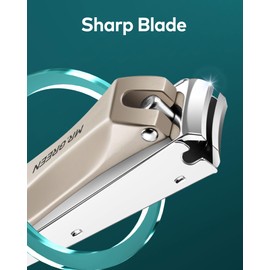 Nail Clippers with Catcher, Professional Stainless Steel Fingernail and Toenail Clipper Cutter, Trimmer Set for Men and Women (big)