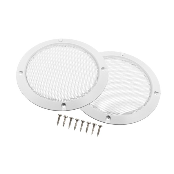 ACROPIX 5" Car Metal White Speaker Cover Mesh Subwoofer Grill