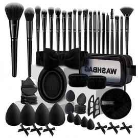 52 Brochas Maquillaje Profesional Y Herramientas Cosméticas