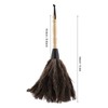 Mini Washable Reusable Ostrich Feather Duster for Books Keyboard Office