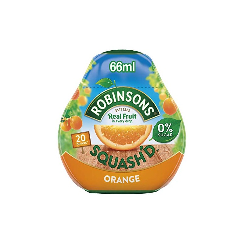 Robinsons SQUASH'D, 0 Percent Sugar, Real Fruit Squash, Low Calorie,