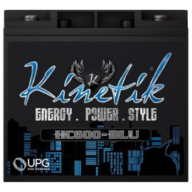 Kinetik Kinetik HC600 BLU Series 600-Watt 12-Volt High Current AGM Car Audio Pow
