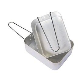 2 Piece Mess Tin Set - Aluminium