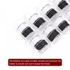 sourcing map Pack of 20 Metal Bobbins and Preplayed Sewing