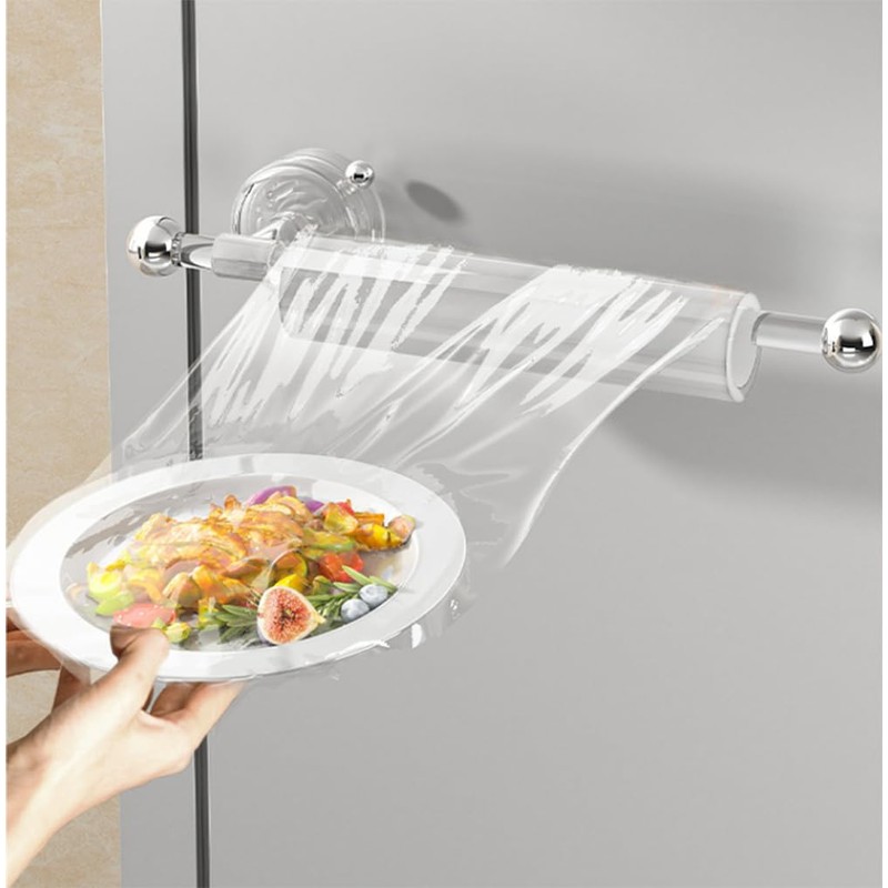 Cciphy Adjustable Self Adhesive Paper Towel Holder Under Cabinet, Suction