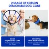 KOESON Dog Cone Collar, Soft Cones for Large Dogs, Professional