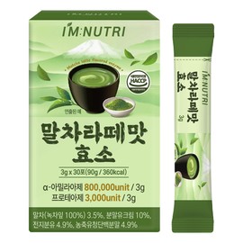 아임뉴트리 맛있는 말차라떼맛 효소 30p, 90g, 1개 I'm Nootri Delicious Matcha Latte Flavor Enzyme 30p, 90g, 1 unit