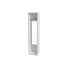 TREATLIFE HOME Elegant White Wall-Mounted Toilet Paper Holder, Modern Design,