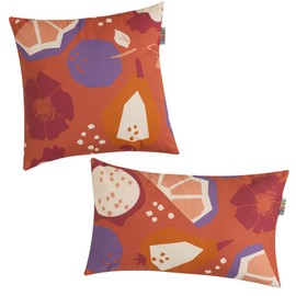 howa Set of 2 cushion covers, children's room decoration, cuddly cushion, children, cushion in modern colour design, decorative cushion for children, made of high-quality 100% cotton, 40 x 40 cm and