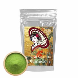 [Mukoh Matcha] 100% Yame-Grown Yamecha “Okumidori” First Flush Sencha Powdered Green Tea For Drinking, Cooking, Gifts, Seasonal Presents, Mother’s Day, Father’s Day, and Souvenirs100% 八女産 八女茶 一番茶 おくみどり 煎茶 粉末緑茶 飲用 料理用 贈り物 ギフト お歳暮 お中元 母の日 父の日 お土産 (100g x 1