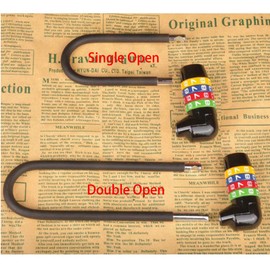 7-16CM Extra Long 4 Digit Combination Padlock Outdoor Lock Door Padlock for Lockers, Outdoor, Indoor use, Containers and Gates