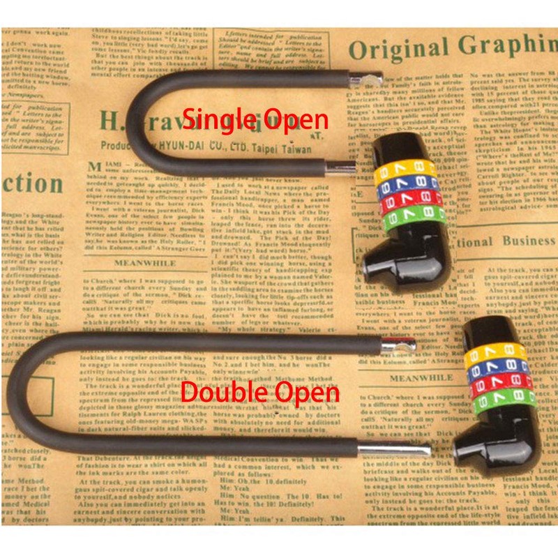 7-16CM Extra Long 4 Digit Combination Padlock Outdoor Lock Door