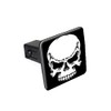 GRAPHICS & MORE Tribal Skull White On Black - 2" Tow Trailer Hitch Cover Plug Insert