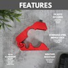 PLORIS by Monster Fairings - Agarraderas plateadas para manubrio de
