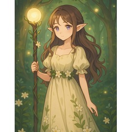 Mood Tracker – Forest Elf Cover: 100 Pages to Track Daily Moods by Month – Includes Mood Key and Custom Emotions